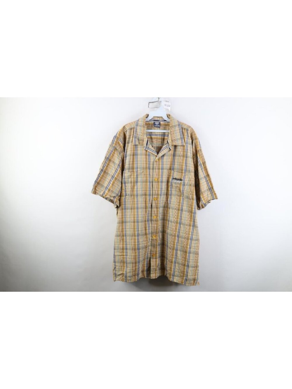 Vintage 90s Y2K Pelle Pelle Heritage Mens 3XL Baggy Hip Hop Button Shirt Plaid